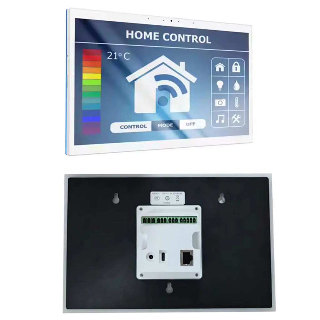 10.1'' Duvar İçi Akıllı Ev Kontrol Paneli | Android 13 POE GOOGLE ASİSTAN - Tamekipman