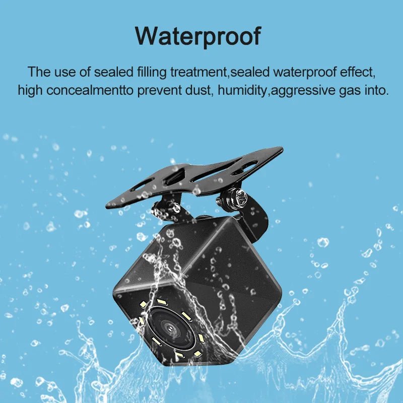 Araç İçi Kayıt Cihazı (DVR) için 140° Geniş Açılı, Su Geçirmez Arka Kamera - Gelişmiş HD Gece Görüşü ve Park İzleme Desteği - Tamekipman