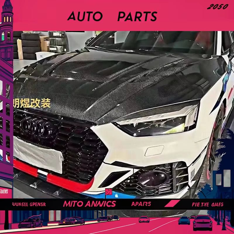 Audi A5 B9 Karbon Fiber Motor Kaputu (Head Cover) | Modifiye Tuning Yedek Parça - Tamekipman