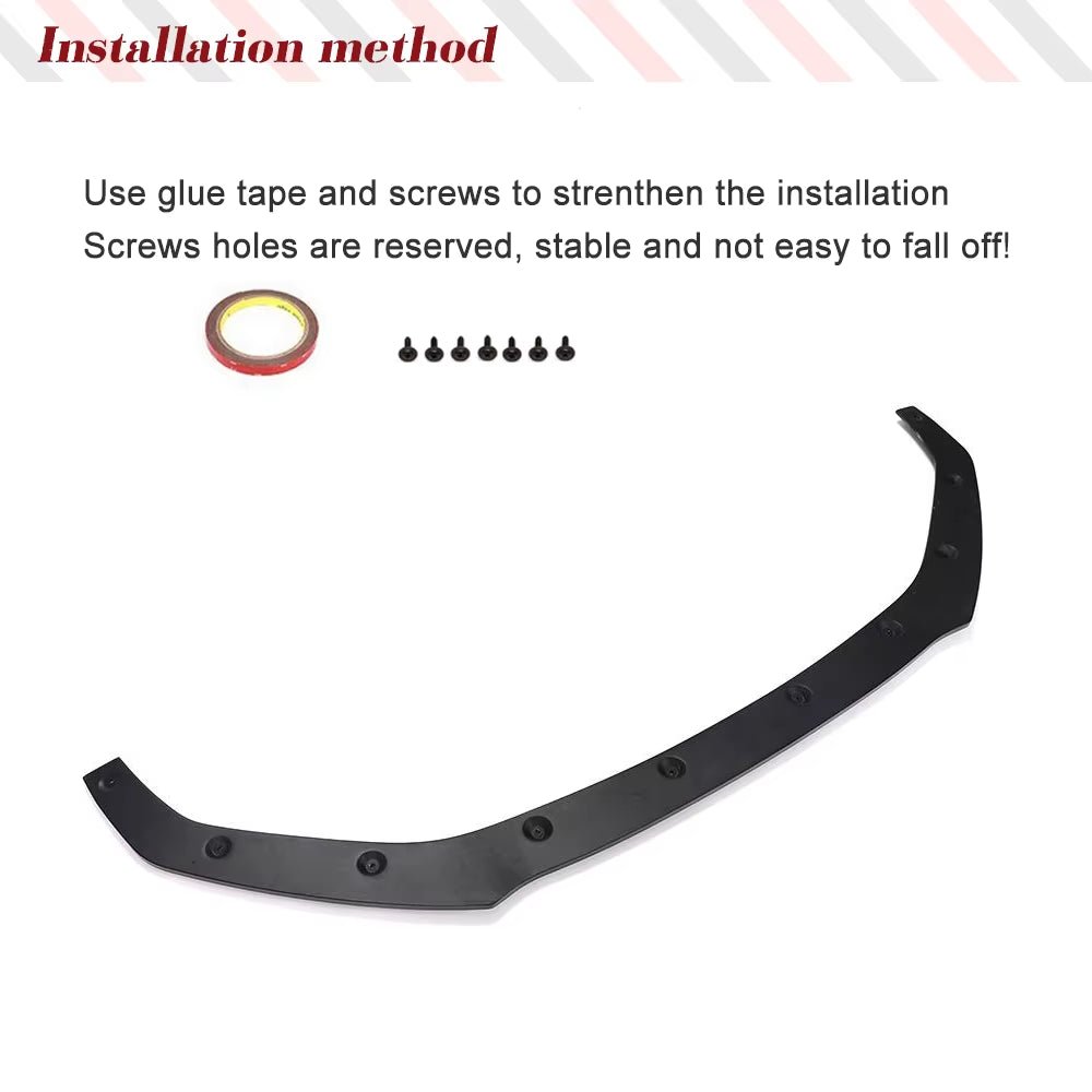 Audi A5 S - line / S5 Karbon Fiber Ön Tampon Lip Splitter (2017 - 2019) - Tamekipman