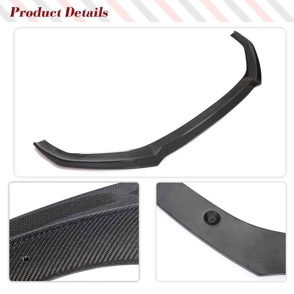 Audi A5 S - line / S5 Karbon Fiber Ön Tampon Lip Splitter (2017 - 2019) - Tamekipman