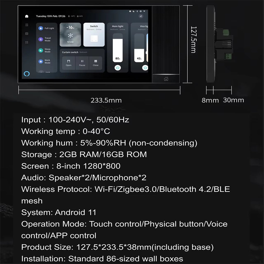 Boris Grup Akıllı Ev Kontrol Paneli - Tamekipman