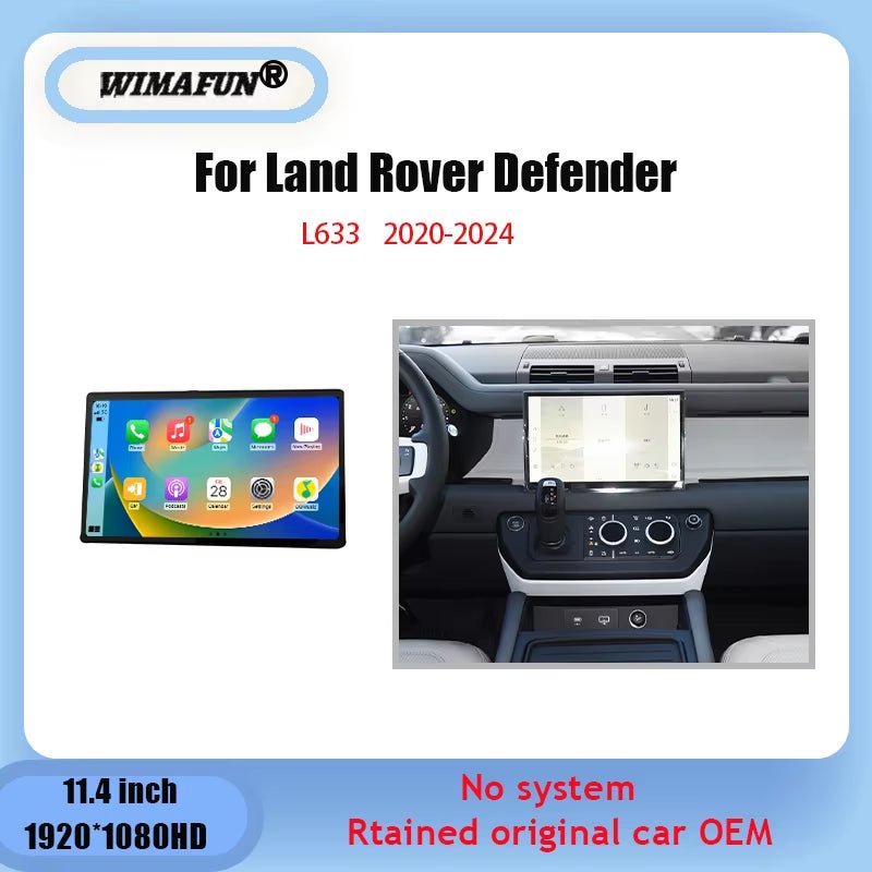 Defender L663 2020 - 2025 11.4” Tesla Ekran Android CarPlay - Tamekipman
