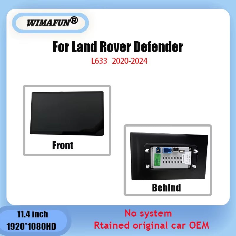 Defender L663 2020 - 2025 11.4” Tesla Ekran Android CarPlay - Tamekipman