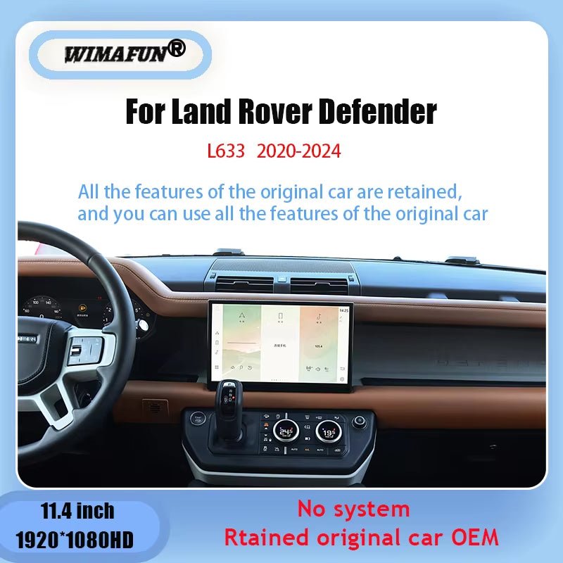 Defender L663 2020 - 2025 11.4” Tesla Ekran Android CarPlay - Tamekipman