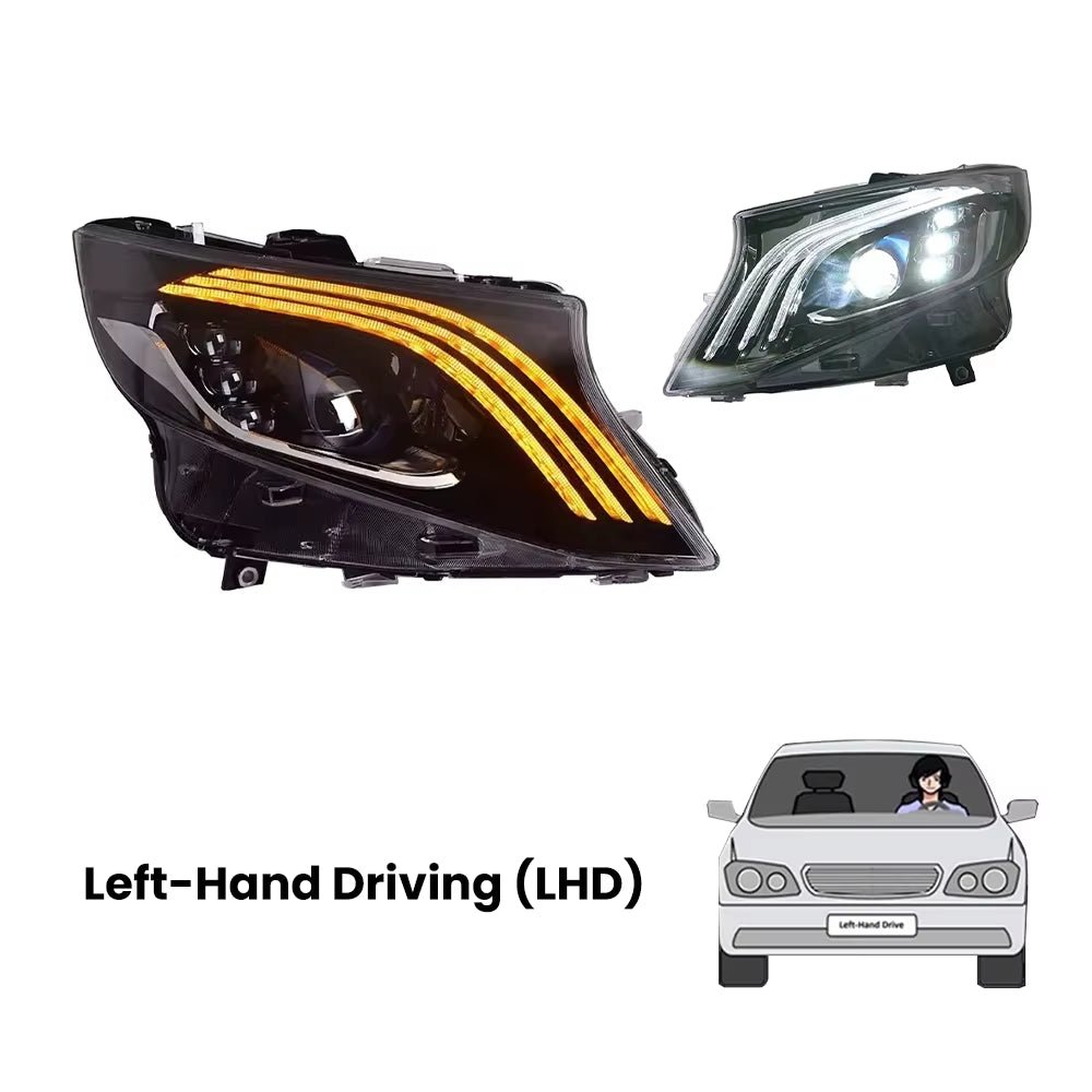 Mercedes Vito W447 2016 - 2021 LED Far Takımı Tak - Çalıştır - Tamekipman