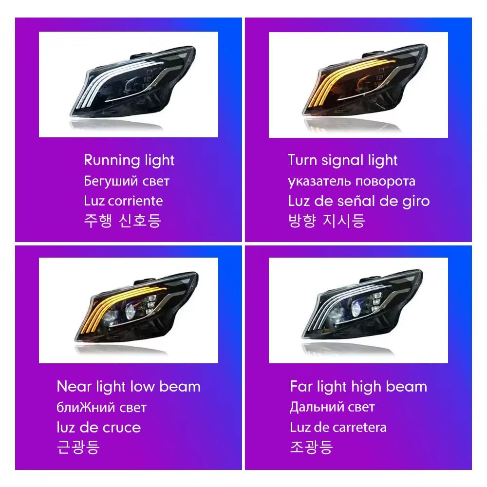 Mercedes Vito W447 2016 - 2021 LED Far Takımı Tak - Çalıştır - Tamekipman