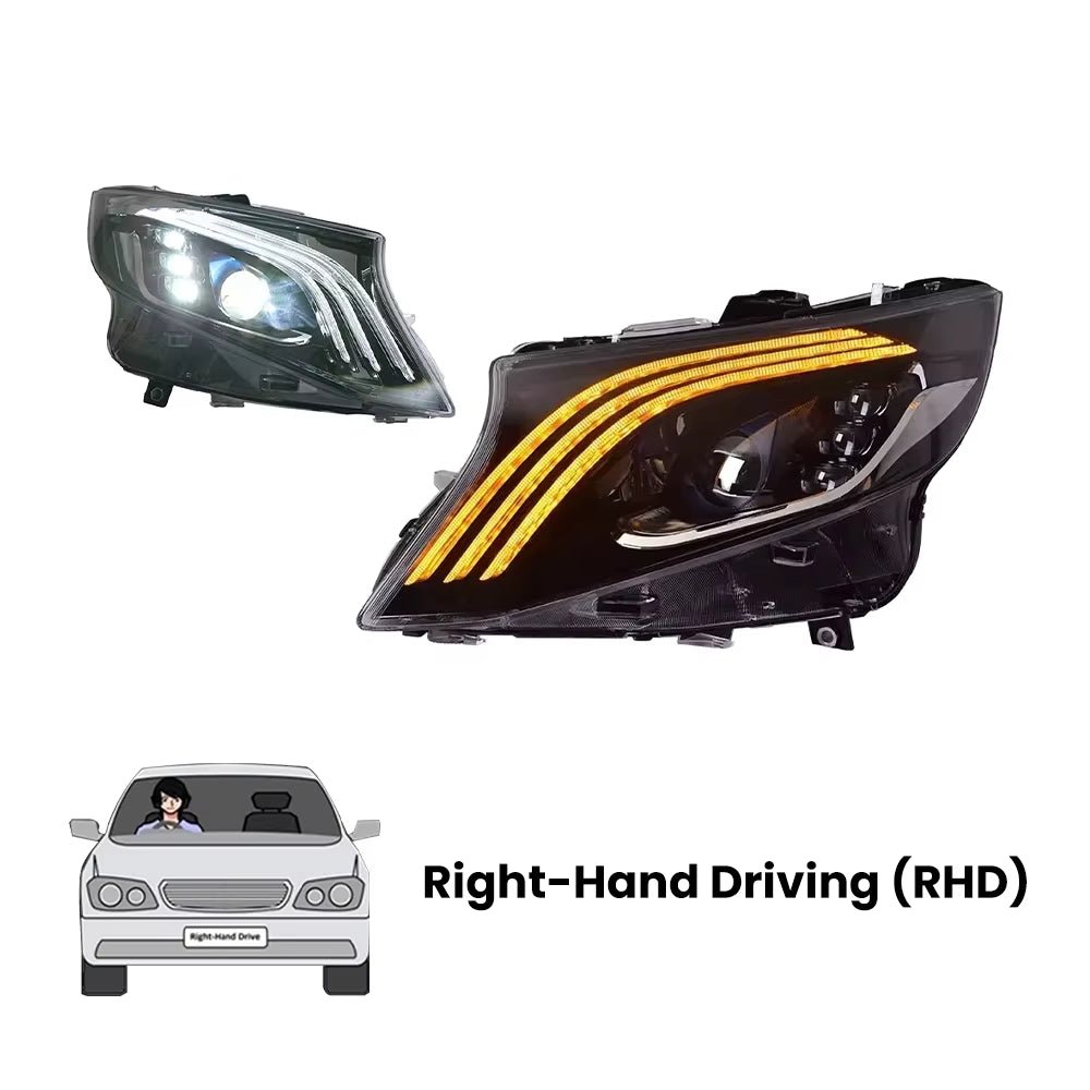 Mercedes Vito W447 2016 - 2021 LED Far Takımı Tak - Çalıştır - Tamekipman