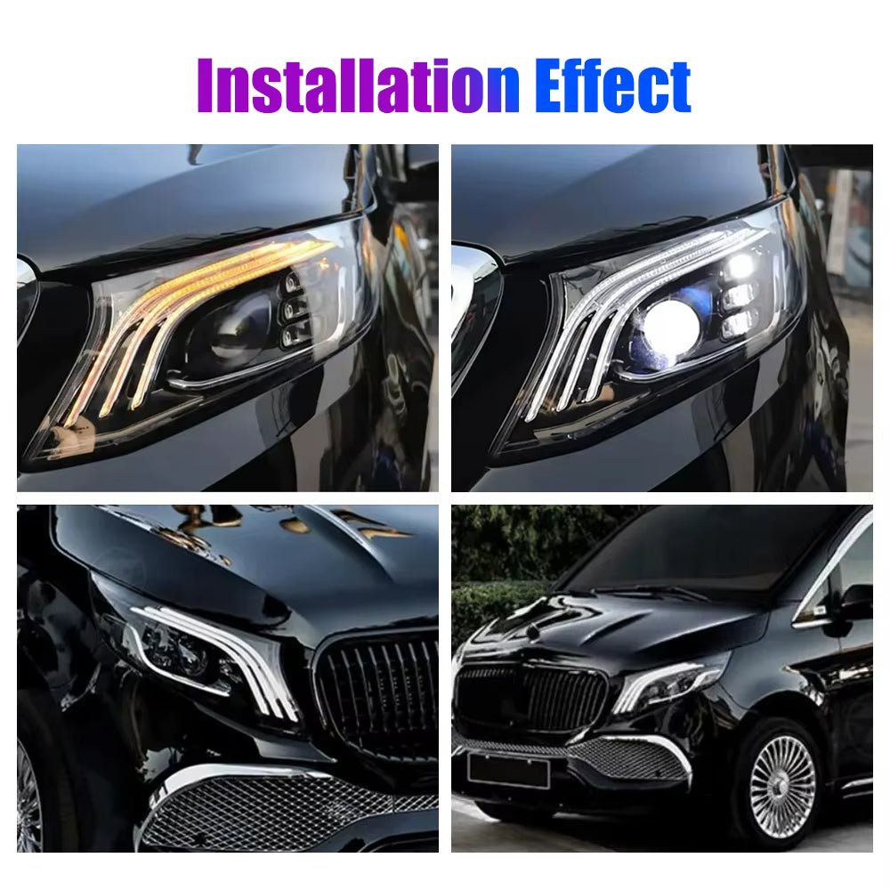Mercedes Vito W447 2016 - 2021 LED Far Takımı Tak - Çalıştır - Tamekipman