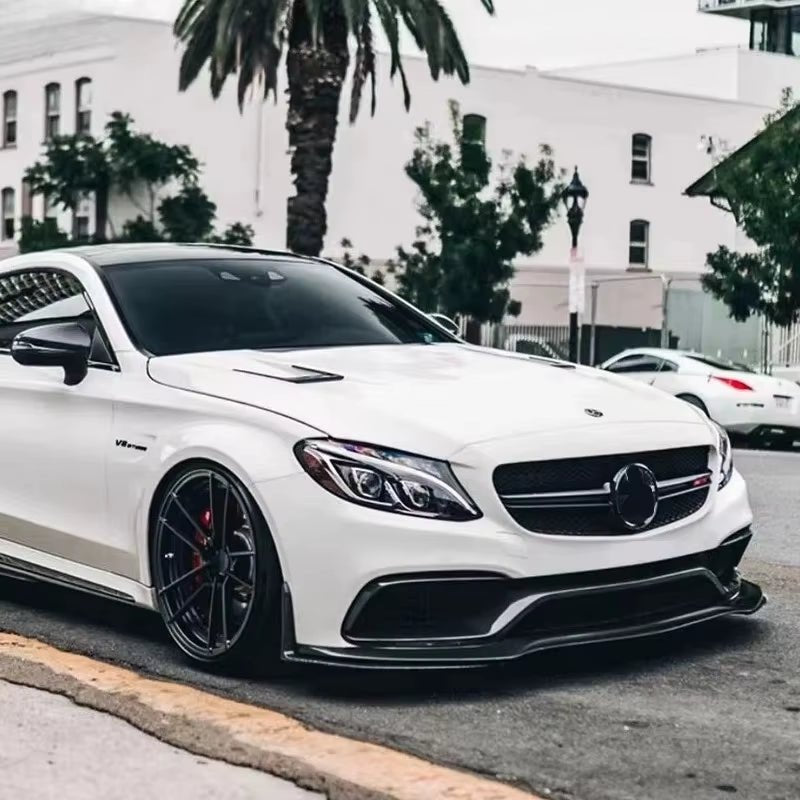 Mercedes W205 C63 C63S AMG Karbon Fiber Kaput 2015 - 2021 Gerçek Carbon - Tamekipman