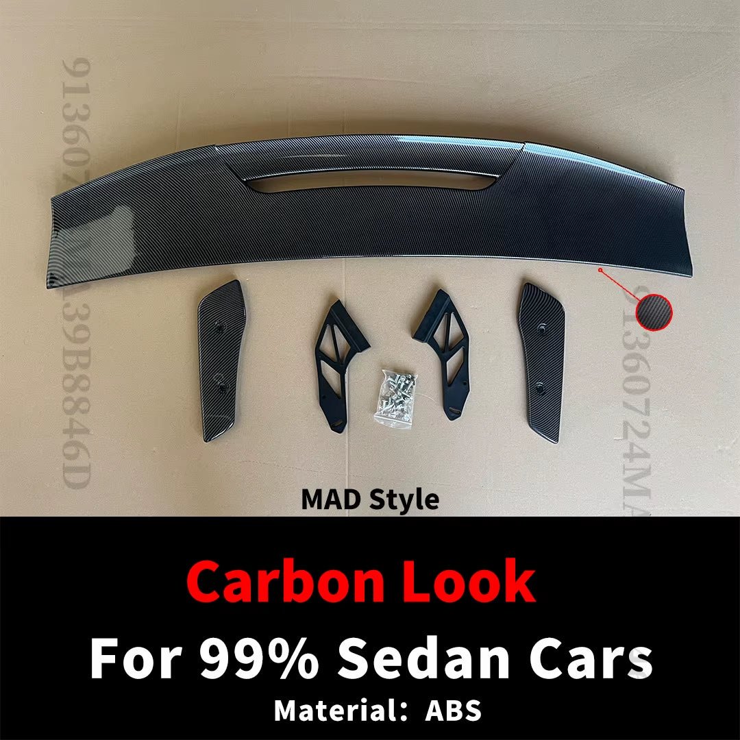 Üniversal GT GTR Bagaj Spoyler Kanadı | Spor Yarış Tipi Tuning Body Kit Modifikasyon - Tamekipman