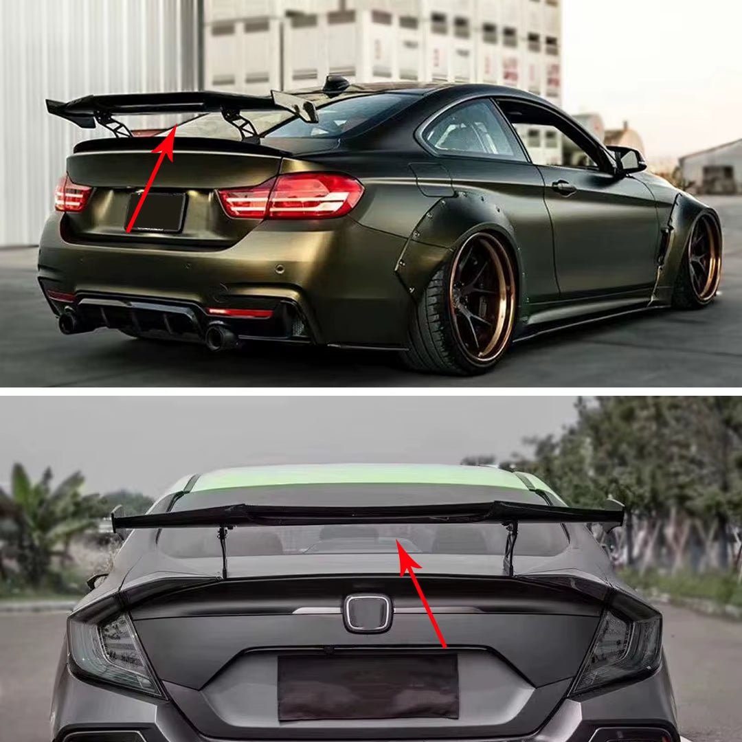 Üniversal GT GTR Bagaj Spoyler Kanadı | Spor Yarış Tipi Tuning Body Kit Modifikasyon - Tamekipman