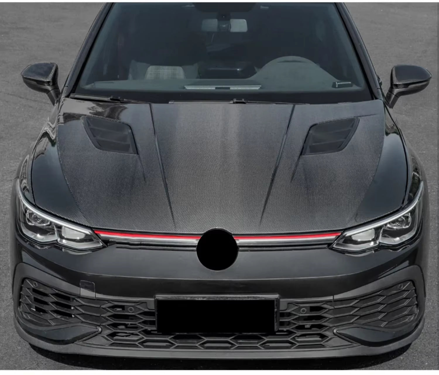 Volkswagen Golf 8 GTI R - Line Karbon Fiber Kaput Motor Kaputu - Tamekipman